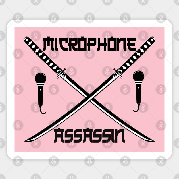 Microphone Assassin Sticker by THRILLHO